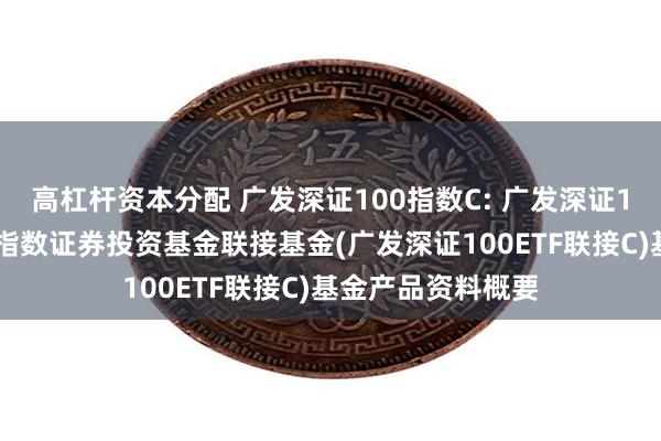 高杠杆资本分配 广发深证100指数C: 广发深证100交易型开放式指数证券投资基金联接基金(广发深证100ETF联接C)基金产品资料概要