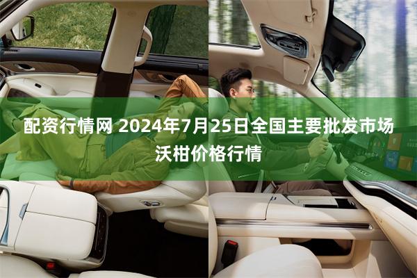 配资行情网 2024年7月25日全国主要批发市场沃柑价格行情